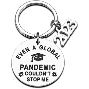 Funny Graduation Keychain Gift for Daughter Son - Inspirational Grad Season Keyr
