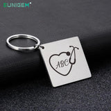 Personalized Nurse Keychain Doctor Gift