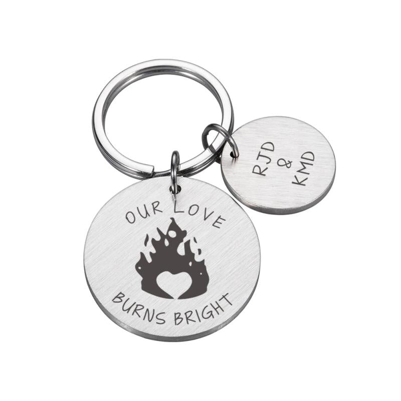 Anniversary Date Keychain - Surprise Gift for Boyfriend Girlfriend
