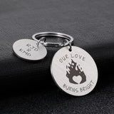 Anniversary Date Keychain - Surprise Gift for Boyfriend Girlfriend