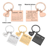 Personalized Calendar Keychain for Mom Dad