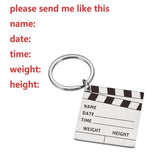 Baby Stats Keychain Personalized Name Weight Time Height
