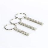 Cuboid Name Keychain Car Pendant Couple Gift