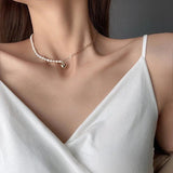 NC755 18KT Asymmetric Heart Pendant Necklace