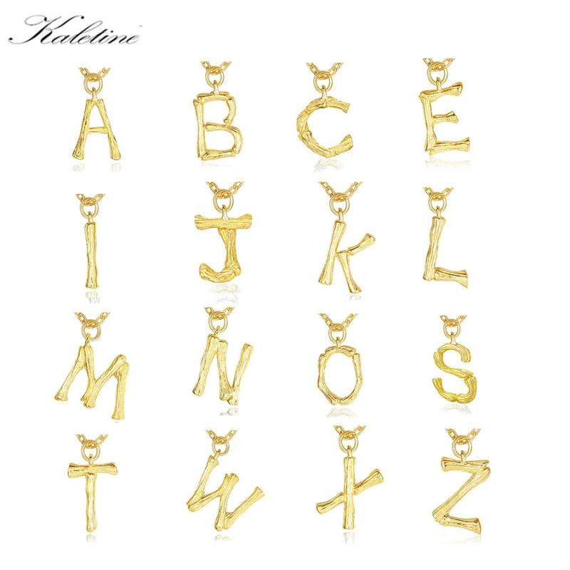 CZ Jewelry 925 Silver Necklace Girl Initial Letter