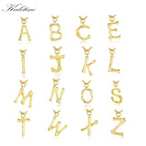 CZ Jewelry 925 Silver Necklace Girl Initial Letter