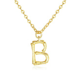 CZ Jewelry 925 Silver Necklace Girl Initial Letter