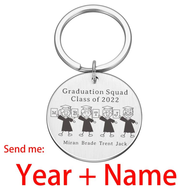 Graduation Student Name Engraved Keychains Keepsake