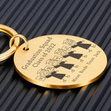 Graduation Student Name Engraved Keychains Keepsake