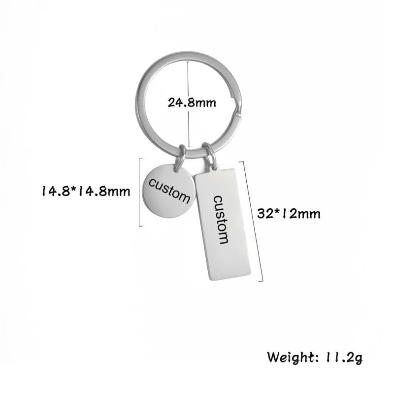 Personalized Lemegeton Keychain for Men