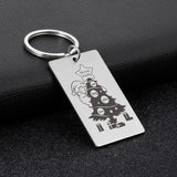 Personalized Family Member Name Gift Keychain