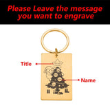 Personalized Family Member Name Gift Keychain