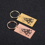 Personalized Family Member Name Gift Keychain