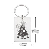 Personalized Family Member Name Gift Keychain