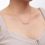 Personalized Name Necklace Stainless Steel Choker