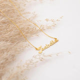 Personalized Name Necklace Stainless Steel Choker