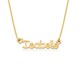 Name Necklace Nameplate Pendant Chain Personalized Necklace With Stars
