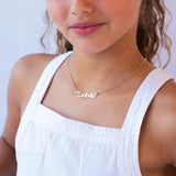Name Necklace Nameplate Pendant Chain Personalized Necklace With Stars