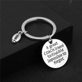 Team Mom Gift, Basketball Baseball Charm Keyring, Sports Lover Key Holder