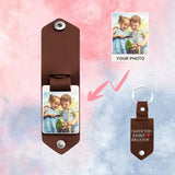 Personalized Photo Keychain for Mom Dad