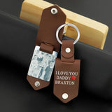 Personalized Photo Keychain for Mom Dad