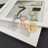 Custom Family Tree Keychain w/ Up to 6 Names