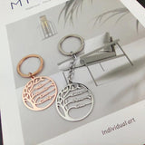 Custom Family Tree Keychain w/ Up to 6 Names