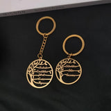 Custom Family Tree Keychain w/ Up to 6 Names