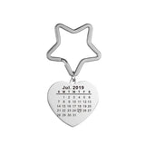 Personalized Engrave Photo Heart Key Chain Stainless Steel Name Keyrings