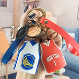 Athlete's Sport Shirt Key Chain Basketball Pendant Doll