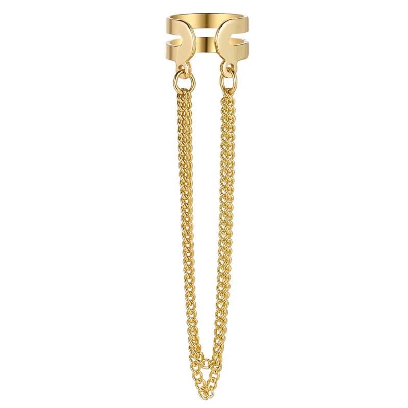 Tassel Ear Cuff Multilayer No Piercing Clip Earrings for Women