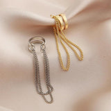 Tassel Ear Cuff Multilayer No Piercing Clip Earrings for Women