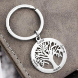 Family Tree of Life Round Pendant Key Chain