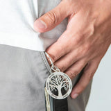 Family Tree of Life Round Pendant Key Chain