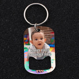 Photo Opener Father's Gift Grandpa Papa Keychain Bag Charm