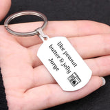 Personalized PB&J Couple Keyrings Keychain