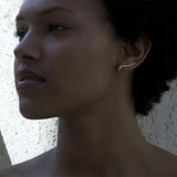 925 Silver Wave Ear Climbers Earrings