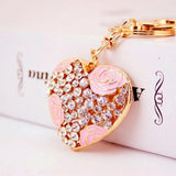 Diamond Figure Perfume Bottle Keychain Couple Present