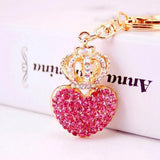 Diamond Figure Perfume Bottle Keychain Couple Present