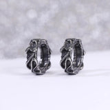 Skull Stainless Steel Ear Cuff Octopus Tentacles Ear Clips Earrings