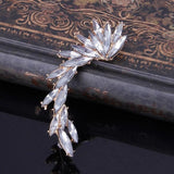Rhinestone Ear Cuff Wrap Clip Earring Women Jewelry