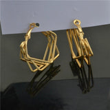 Clip on Ears Hoop Earrings for Women Non-Pierced Jewelry