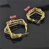 Clip on Ears Hoop Earrings for Women Non-Pierced Jewelry