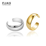 Minimalist S925 Sterling Silver Ear Cuff Clip Earrings