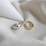 Minimalist S925 Sterling Silver Ear Cuff Clip Earrings