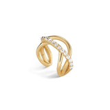 925 Silver Contour Ear Cuff Earring Punk Jewelry