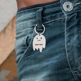 Customizable Halloween Ghost Keychain Pendant Souvenir