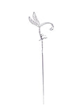 Dragonfly Metal Wing Ear Clip Earring Tassel Hollow Punk Jewelry