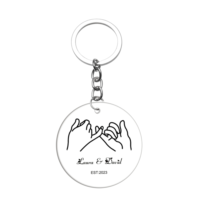 Round Acrylic Keychain Blanks - DIY Craft Supplies