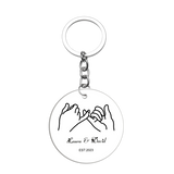 Round Acrylic Keychain Blanks - DIY Craft Supplies